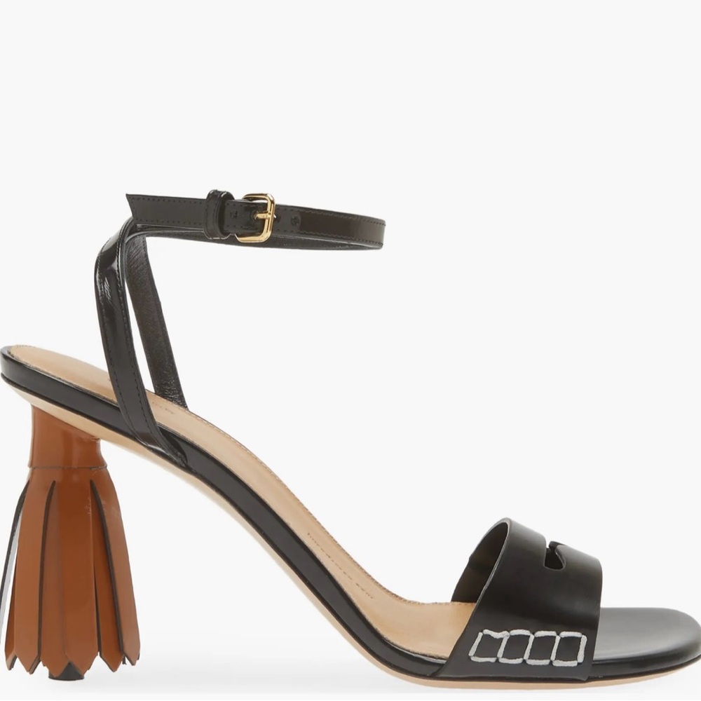 SOLD*********New JW Anderson Tassel Heel Ankle Strap Size 11 (41 EU) Chic Style!